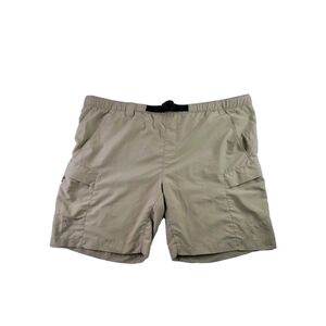 The North Face Men's Beige Lined Cargo Shorts Size XL